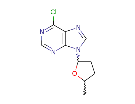 6-chloro-9-(5-methyltetrahydrofuran-2-yl)-9H-purine
