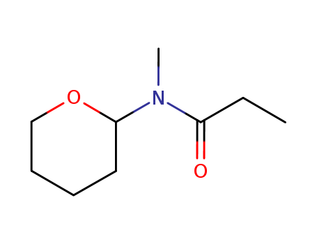Propionamide,  N-methyl-N-(tetrahydropyran-2-yl)-  (7CI)