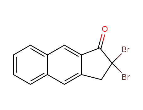 Molecular Structure of 909806-50-4 (2,2-DIBROMO-2,3-DIHYDRO-1H-BENZ[F]INDEN-1-ONE)