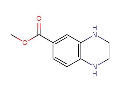 Molecular Structure of 90918-37-9 (1,2,3,4-tetrahydroquinoxaline-6-carboxylic acid)