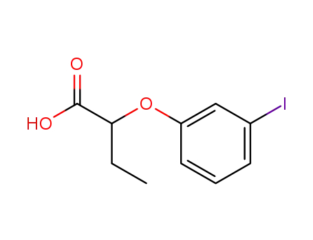 Molecular Structure of 90888-05-4 (2-(3-iodophenoxy)butanoic acid)