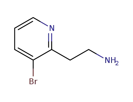 Molecular Structure of 910386-57-1 (2-(3-bromopyridin-2-yl)ethanamine)