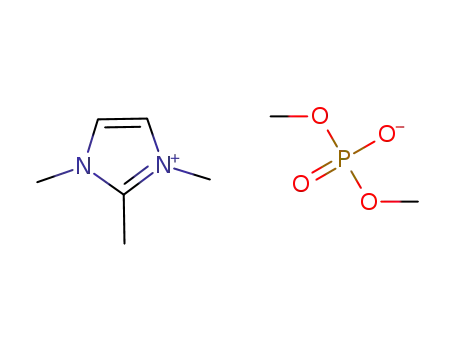 Molecular Structure of 910247-97-1 (1,2,3-trimethylimidazolium dimethylphosphate)