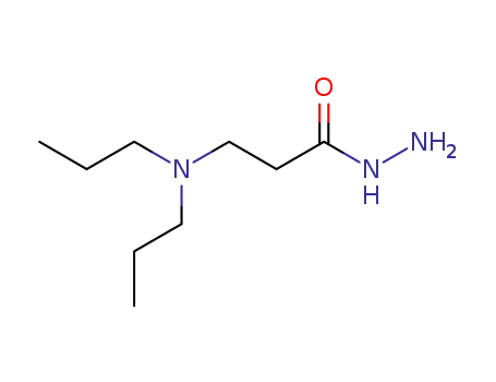 Molecular Structure of 90795-57-6 (3-(DIPROPYLAMINO)PROPANOHYDRAZIDE)