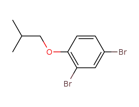 Molecular Structure of 90869-32-2 (2,4-dibromo-1-(2-methylpropoxy)benzene)