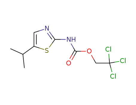 카르밤산, [5-(1-메틸에틸)-2-티아졸릴]-, 2,2,2-트리클로로에틸 에스테르(9CI)