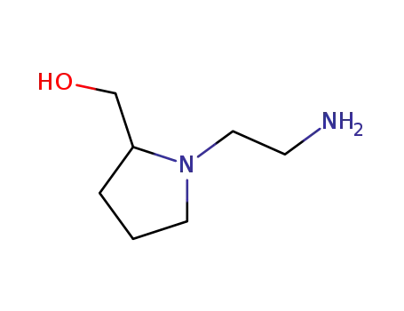 Molecular Structure of 908861-46-1 ([1-(2-AMino-ethyl)-pyrrolidin-2-yl]-Methanol)
