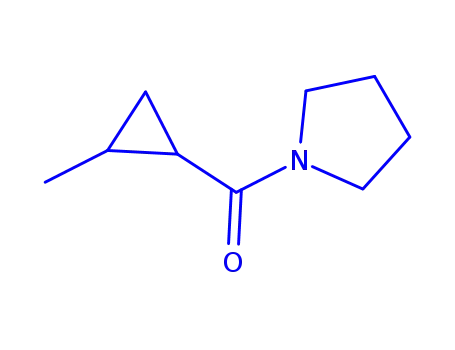 피롤리딘, 1-[(2-메틸시클로프로필)카르보닐]-, 트랜스-(9CI)
