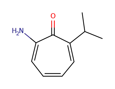 2,4,6-Cycloheptatrien-1-one,2-amino-7-isopropyl-(7CI)