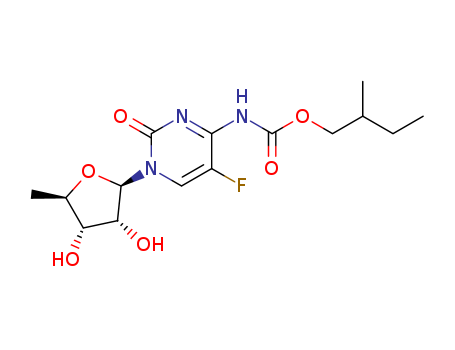 2-METHYLBUTYL (1-((2R,3R,4S,5R)-3,4-DIHYDROXY-5-METHYLTETRAHYDROFURAN-2-YL)-5-FLUORO-2-OXO-1,2-DIHYDROPYRIMIDIN-4-YL)CARBAMATE