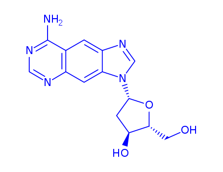 3-(2-Deoxy-β-D-erythro-pentofuranosyl)-3H-imidazo[4,5-g]quinazolin-8-amine