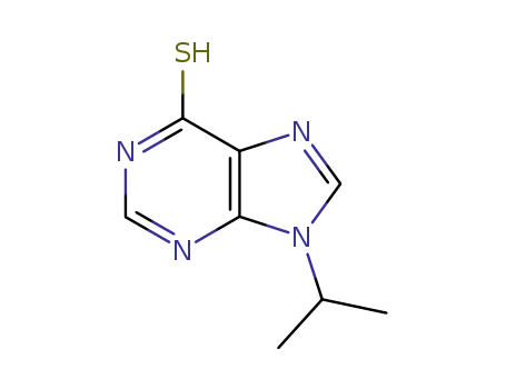Molecular Structure of 90953-36-9 (9-(1-methylethyl)-3,9-dihydro-6H-purine-6-thione)
