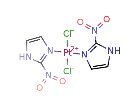 Molecular Structure of 90894-50-1 (dichlorobis(azomycin)platinum II)