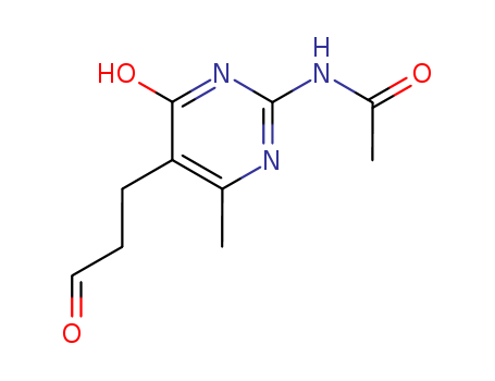 Acetamide,N-[1,6-dihydro-4-methyl-6-oxo-5-(3-oxopropyl)-2-pyrimidinyl]- cas  90872-18-7