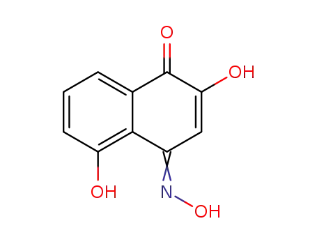 Molecular Structure of 90800-49-0 (1,4-Naphthoquinone, 2,5-dihydroxy-, 4-oxime (7CI))
