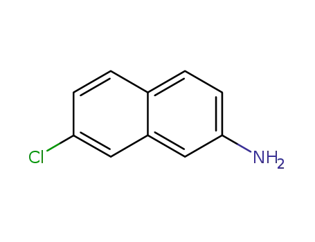 Molecular Structure of 90799-47-6 (2-Amino-7-chloronaphthalene)