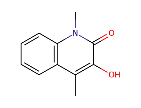 Molecular Structure of 93476-41-6 (3-Hydroxy-1,4-diMethylquinolin-2(1H)-one)