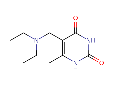 2,4(1H,3H)-Pyrimidinedione,5-[(diethylamino)methyl]-6-methyl- cas  23213-35-6