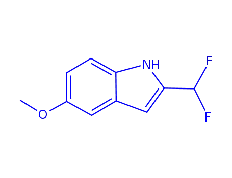 Molecular Structure of 934843-28-4 (2-DIFLUOROMETHYL-5-METHOXYINDOLE)