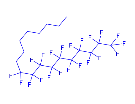 Molecular Structure of 93454-70-7 (1,1,1,2,2,3,3,4,4,5,5,6,6,7,7,8,8,9,9,10,10-Heneicosafluorooctadecane)
