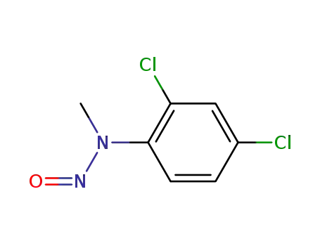 Molecular Structure of 4243-17-8 (2,4-dichloro-<i>N</i>-methyl-<i>N</i>-nitroso-aniline)