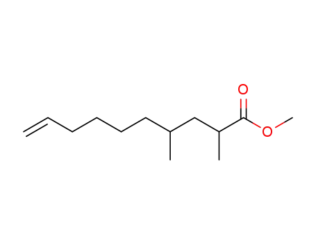 Molecular Structure of 31183-24-1 ([2S,4R,(+)]-2,4-Dimethyl-9-decenoic acid methyl ester)