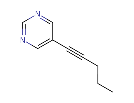 Pyrimidine, 5-(1-pentynyl)-