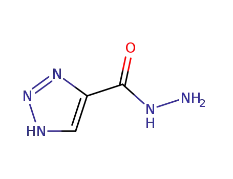 Molecular Structure of 24650-17-7 (1H-[1,2,3]TRIAZOLE-4-CARBOXYLIC ACID HYDRAZIDE)