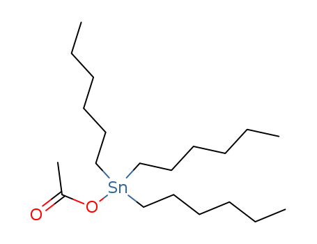 2-trihexylstannylacetic acid