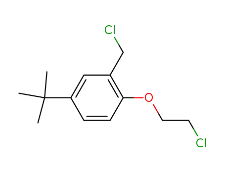 (4-<i>tert</i>-butyl-2-chloromethyl-phenyl)-(2-chloro-ethyl)-ether