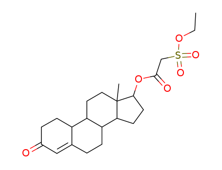 Estr-4-en-3-one, 17b-hydroxy-, sulfoacetate, ethylester (7CI,8CI) cas  2119-85-9