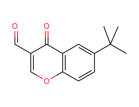 Molecular Structure of 288399-61-1 (6-TERT-BUTYL-3-FORMYLCHROMONE)