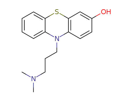 Molecular Structure of 316-85-8 (3-hydroxypromazine)