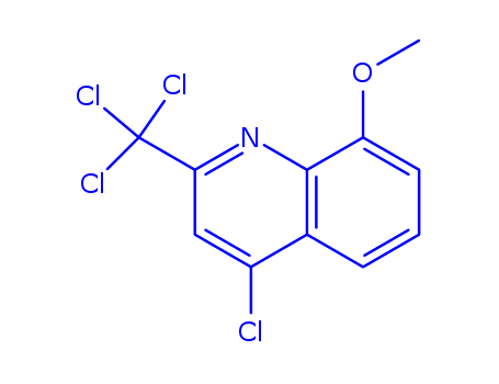 4-CHLORO-8-METHOXY-2-TRICHLOROMETHYL-QUINOLINECAS