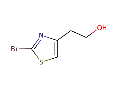 Molecular Structure of 263169-24-0 (2-(2-broMothiazol-4-yl)ethanol)