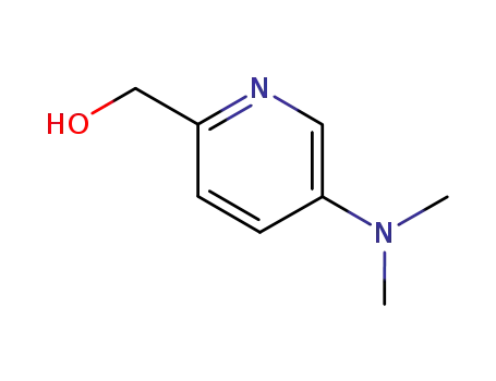 Molecular Structure of 31181-86-9 ((5-(dimethylamino)pyridin-2-yl)methanol)