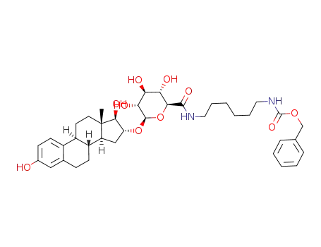 N-(6-benzyloxycarbonylaminohexyl)-(3,17β-dihydroxy-1,3,5(10)-estratrien-16α-yl-β-D-glucopyranosid)uronamide