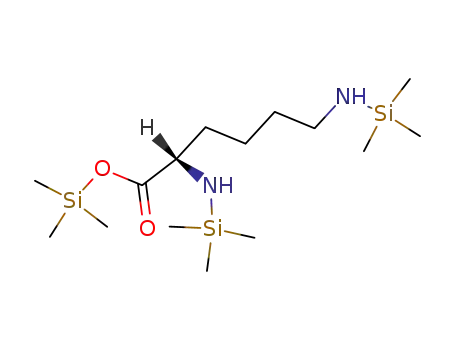 Molecular Structure of 24595-69-5 (N2,N6-Bis(trimethylsilyl)-L-lysine trimethylsilyl ester)