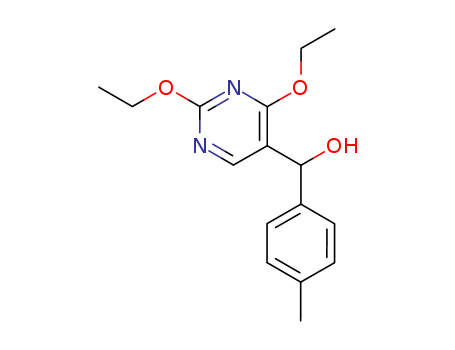 5-Pyrimidinemethanol,2,4-diethoxy-a-(4-methylphenyl)- cas  93538-19-3