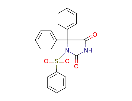 Molecular Structure of 21413-28-5 (5,5-Diphenyl-1-phenylsulfonylhydantoin)