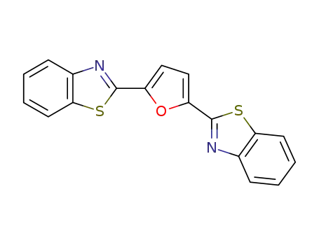 Molecular Structure of 21316-93-8 (2,3'-(2,5-Furandiyl)bis-benzothiazole)