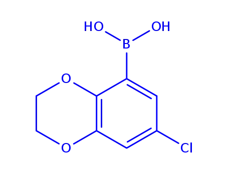 보론산, B-(7-클로로-2,3-디히드로-1,4-벤조디옥신-5-일)-