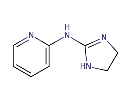 Molecular Structure of 31430-25-8 (N-(4,5-dihydro-1H-imidazol-2-yl)pyridin-2-amine)