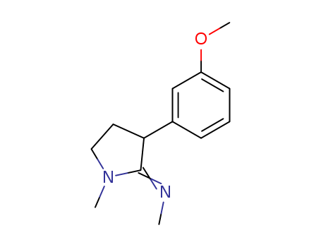 3-(3-methoxyphenyl)-N,1-dimethyl-pyrrolidin-2-imine cas  93428-67-2