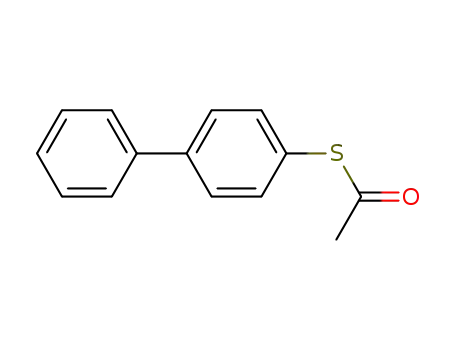Molecular Structure of 19813-91-3 (Ethanethioic acid, S-[1,1'-biphenyl]-4-yl ester)
