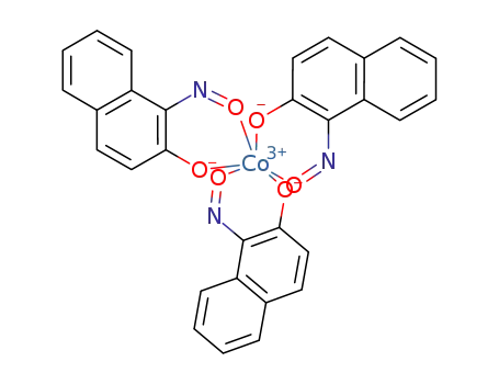 Molecular Structure of 26076-28-8 (TRIS(1-NITROSO-2-NAPHTHOL)COBALT)