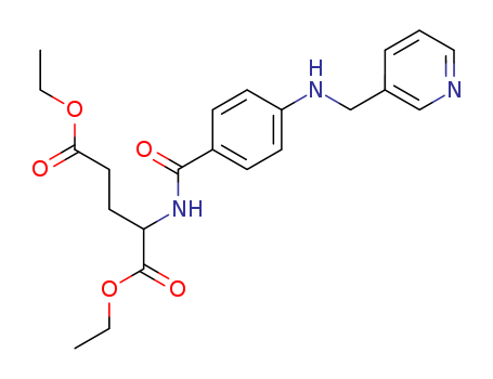 L-Glutamic acid,N-[4-[(3-pyridinylmethyl)amino]benzoyl]-, diethyl ester (9CI) cas  25119-44-2