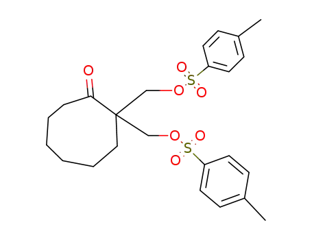 2,2-Bis-tosyloxymethyl-cyclooctan-1-on
