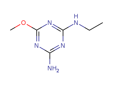 2-Amino-4-ethylamino-6-methoxy-1,3,5-triazine