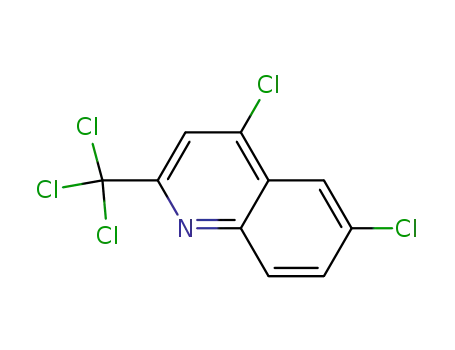 Molecular Structure of 93600-20-5 (4,6-DICHLORO-2-TRICHLOROMETHYL-QUINOLINE)